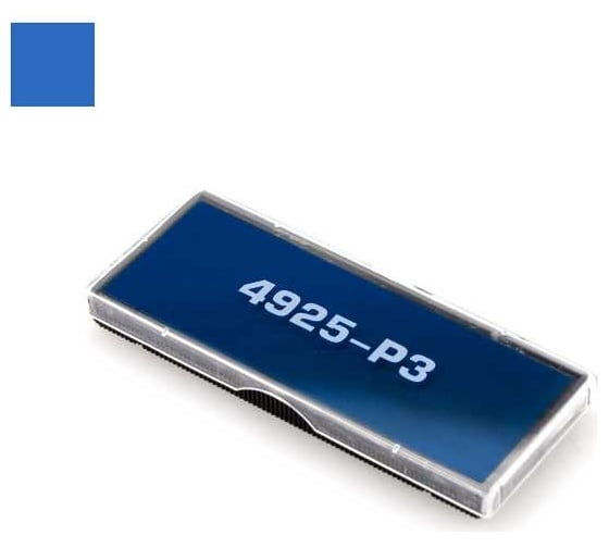 Изображение товара Подушка штемпельная сменная GRM 4925-P3, синяя, для автоматических штампов (также подходит для Trodat 4925) 171000023