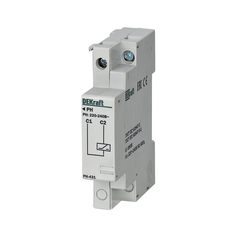 Изображение товара Независимый расцепитель Dekraft РН431-380B 21266DEK для автоматической защиты электросетей