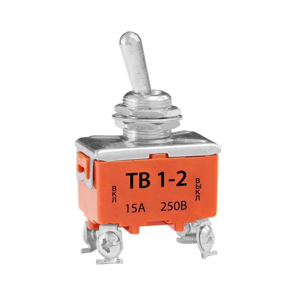 Изображение товара Выключатель-тумблер Texenergo ТВ1-2 2P 250В 15А компактный и надежный