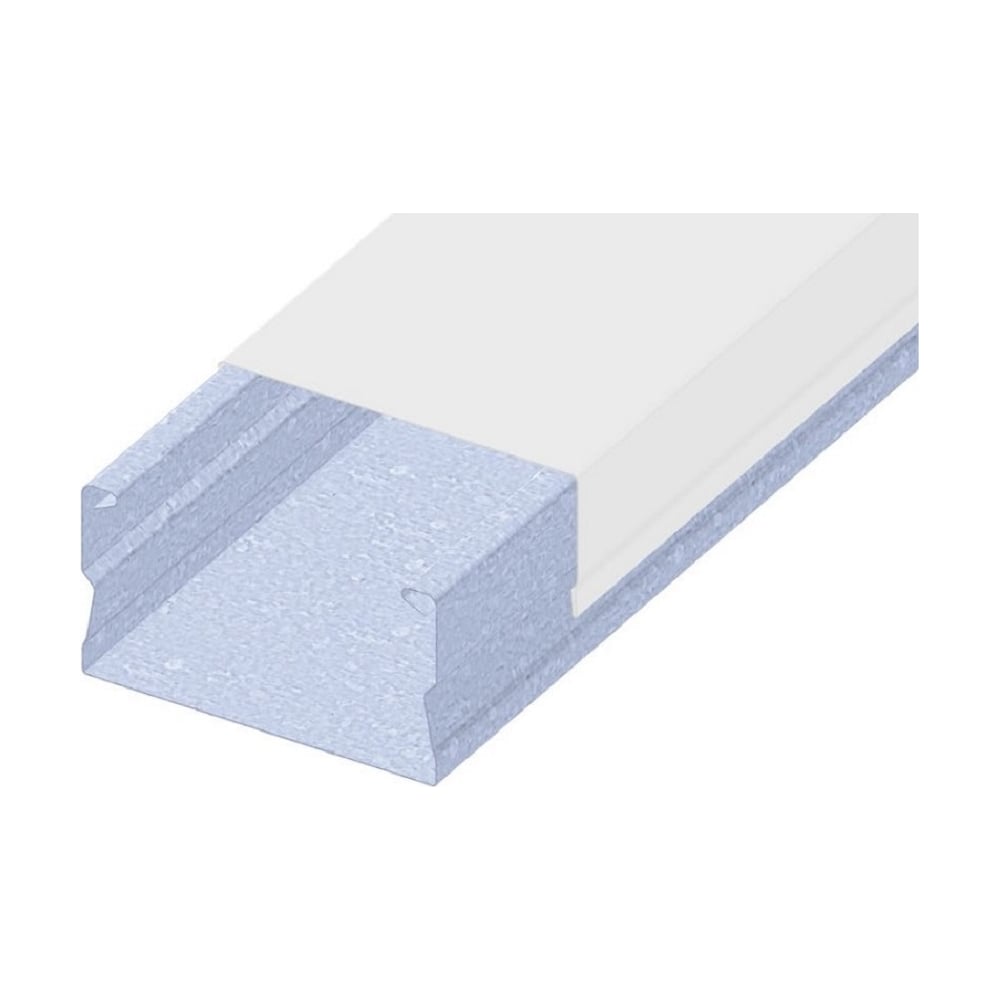 Изображение товара Кабельный канал с крышкой PRO-lotki.ru MKK 20H16 белый металлический IP20 2500 мм