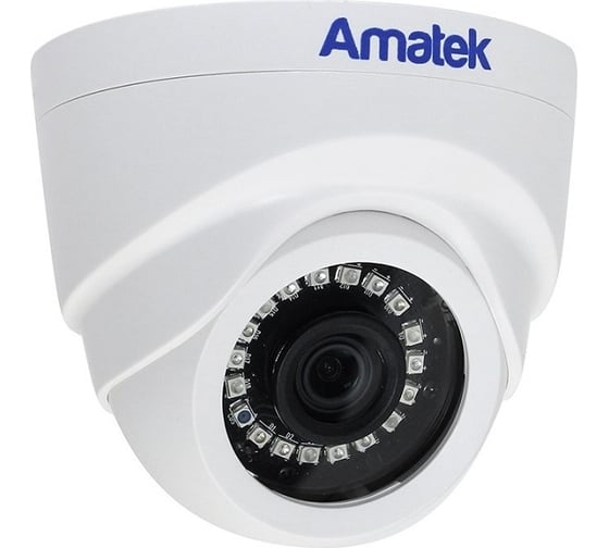 Изображение товара Мультиформатная купольная видеокамера Amatek AC-HD202 2.8 мм 7000513