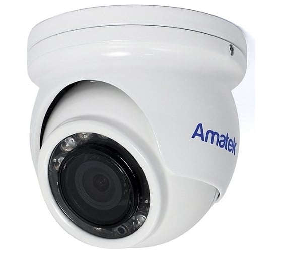 Изображение товара Мультиформатная купольная видеокамера Amatek AC-HDV201 2.8 мм 7000516
