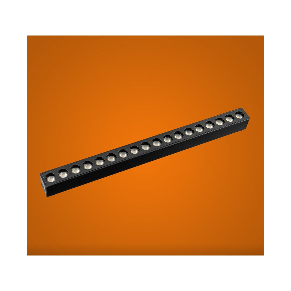 Изображение товара Магнитный трековый светильник iSVET черный MGN-LTO-101-3-4 для направленного освещения