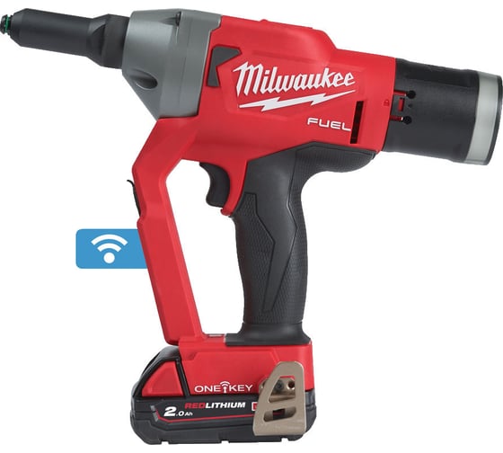 Изображение товара Аккумуляторный заклёпочник Milwaukee M18 ONEFPRT-202X 4933478602