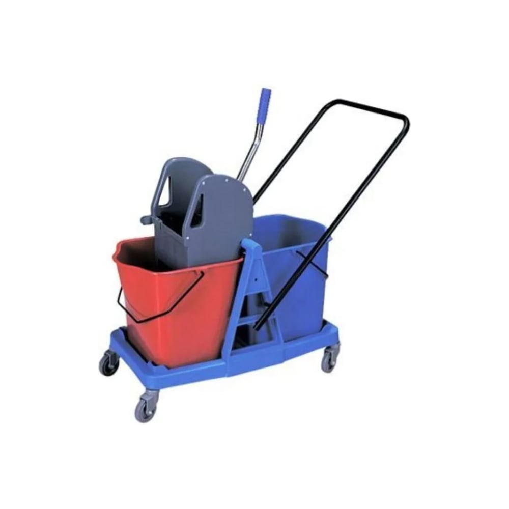 Изображение товара Тележка ACG 2x25 л с отжимом, база пластик, колесики, 1028096