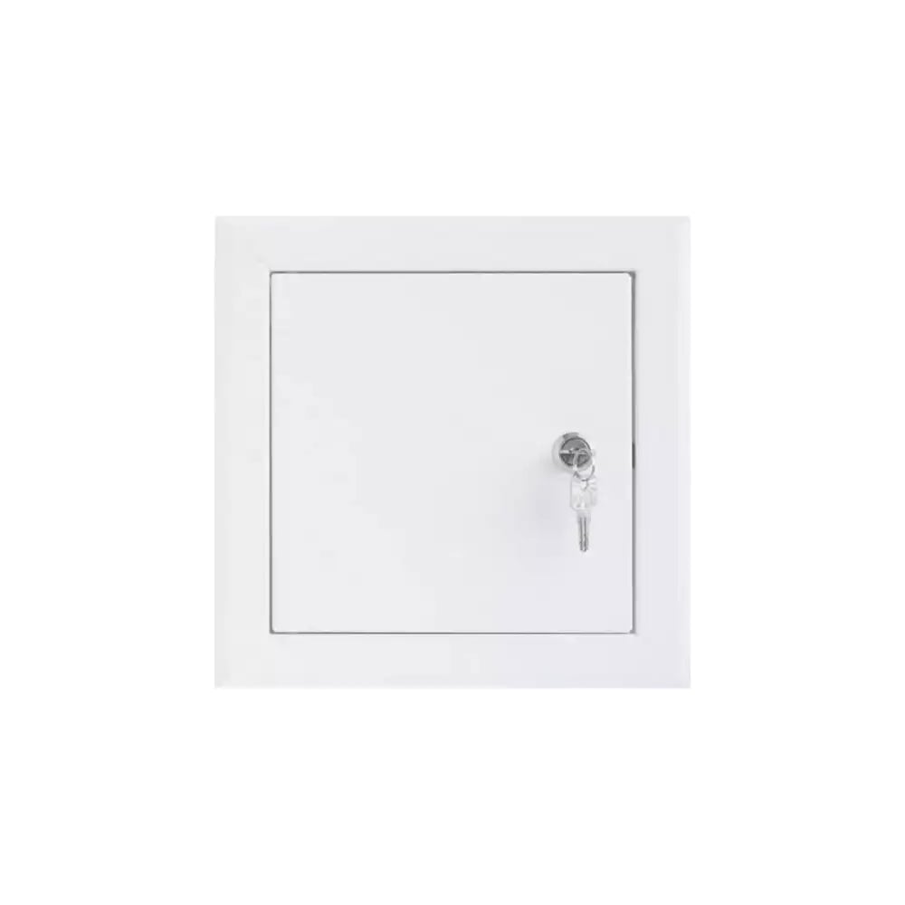 Изображение товара Лючок металлический ООО ПКФ Сварком П 300x300, белый, с замком s021579