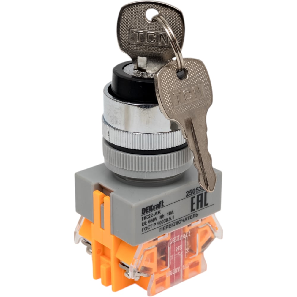 Изображение товара Переключатель Dekraft ПЕ22-AKS-2-BLK 25053DEK