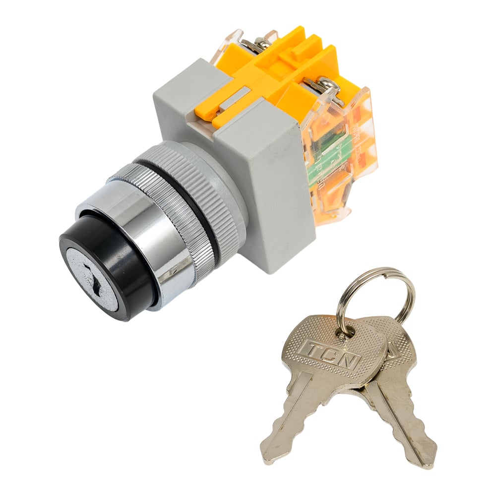 Изображение товара Переключатель Dekraft ПЕ22-AKSR-3-BLK с тремя позициями и фиксацией 220 В