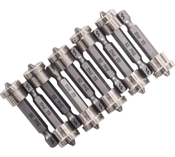 Изображение товара Набор бит магнитных с ограничителем VIRA S2 PH2 x 50 мм 10 шт 554700