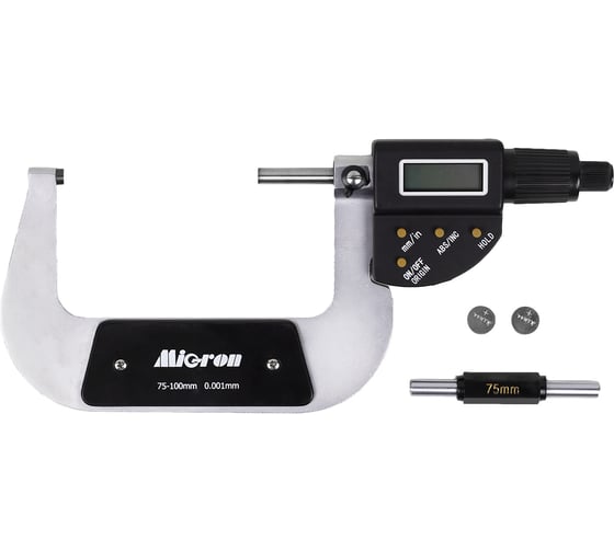 Изображение товара Микрометр Micron МКЦ- 100 0,001 электр. 4-кн. IP54 ГРСИ 77991-20 637957