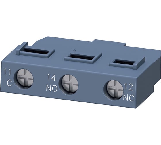 Изображение товара Фронтальный блок-контакт для автоматического выключателя Siemens 3RV2 3RV29011D