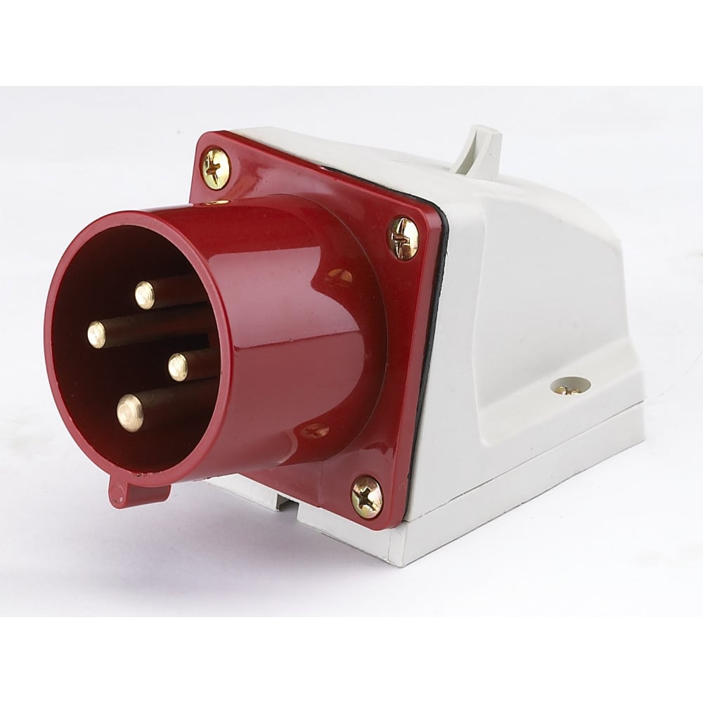 Изображение товара Стационарная вилка Dekraft ВС102-4-32-IP44 26023DEK для промышленного и бытового использования