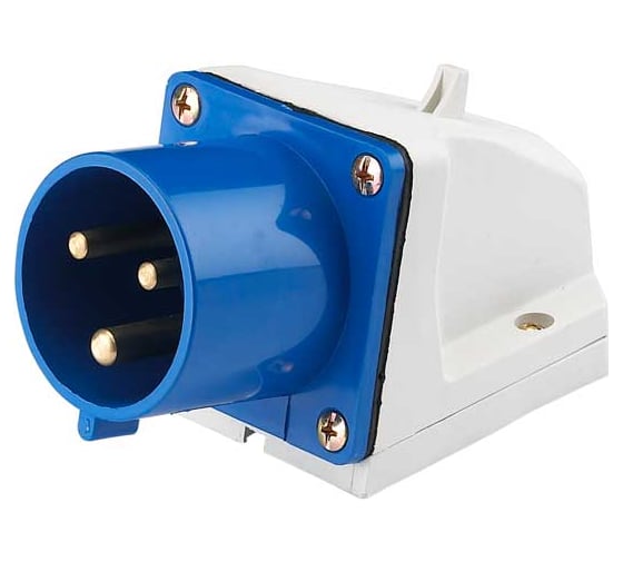 Изображение товара Стационарная вилка Dekraft ВС102-3-16-IP44 26019DEK