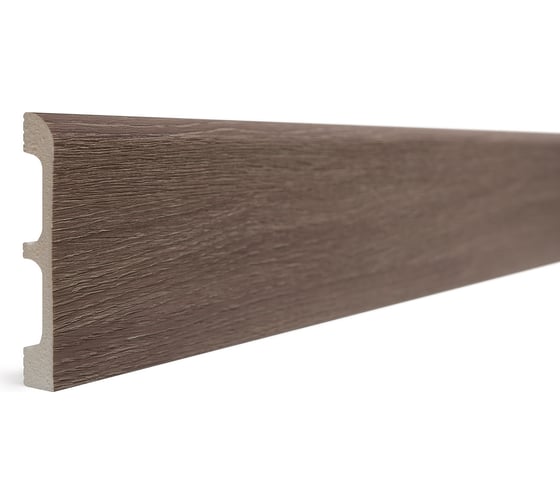 Изображение товара Плинтус напольный ударопрочный влагостойкий (дуб рустик; 80Х13Х2400 мм) Decor-Dizayn 706-81SH