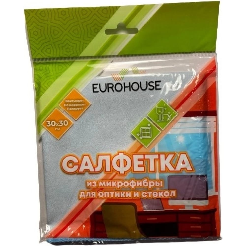 фото Салфетка для оптики и стекол eurohouse