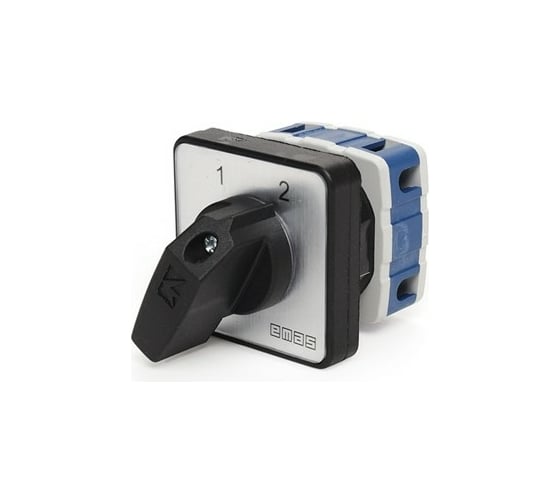 Изображение товара Переключатель полюсов Emas реверс. однофазный 1-2 10А PSA010KD133S