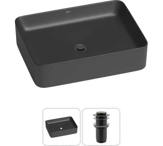 Изображение товара Набор Wellsee 2 в 1 Mint накладная раковина 50x38 см 20212494R