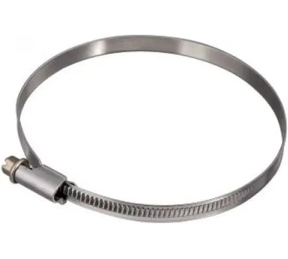 Изображение товара Хомут вентиляционный ООО ПКФ Сварком Х125Ц (110 мм/130 мм, ширина 9 мм) оцинкованная сталь, 5 шт. СанТех s003715