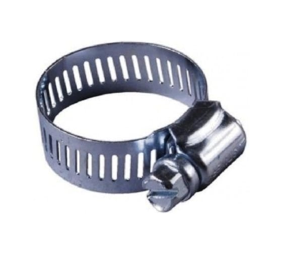 Изображение товара Хомут обжимной просечной ООО ПКФ Сварком сталь, шир. 12.7 мм, 1 3/4 25/44 мм, 5 шт. СанТех s014228