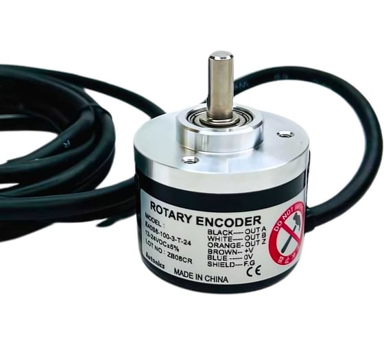 Изображение товара Энкодер инкрементальный в компактном корпусе Autonics O40мм (с выступающим валом) E40S6-100-3-T-24 A2500001135R