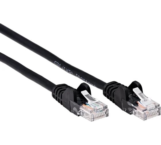 Изображение товара Патчкорд литой AOpen/Qust UTP кат 5е черный 50m ANP511_50M_BK