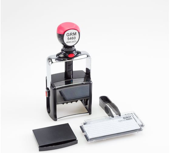 Изображение товара Самонаборный датер GRM 5460 Dater Type Metal русский 4 строки с двумя кассами 6005 и 6006 120200205