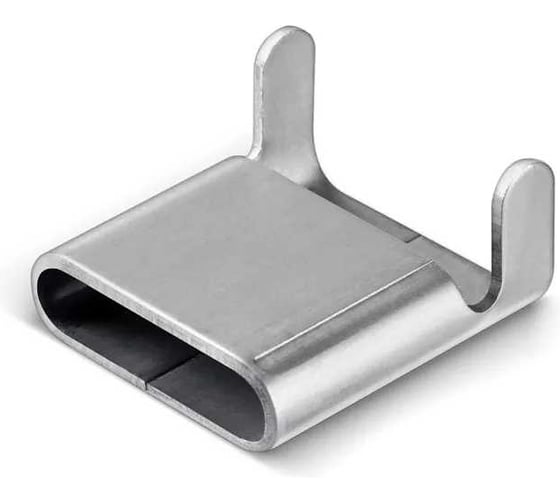 Изображение товара Скрепа для бандажной ленты ЗУБР Профессионал СКЛ 20 мм, нержавеющая, AISI 201, 150 шт 310272