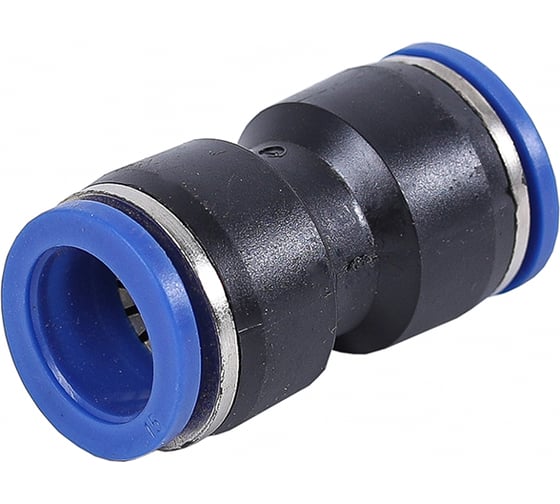 Изображение товара Соединитель трубки Крал ПВХ, полиамид d=15мм прямой (100 шт) 1355