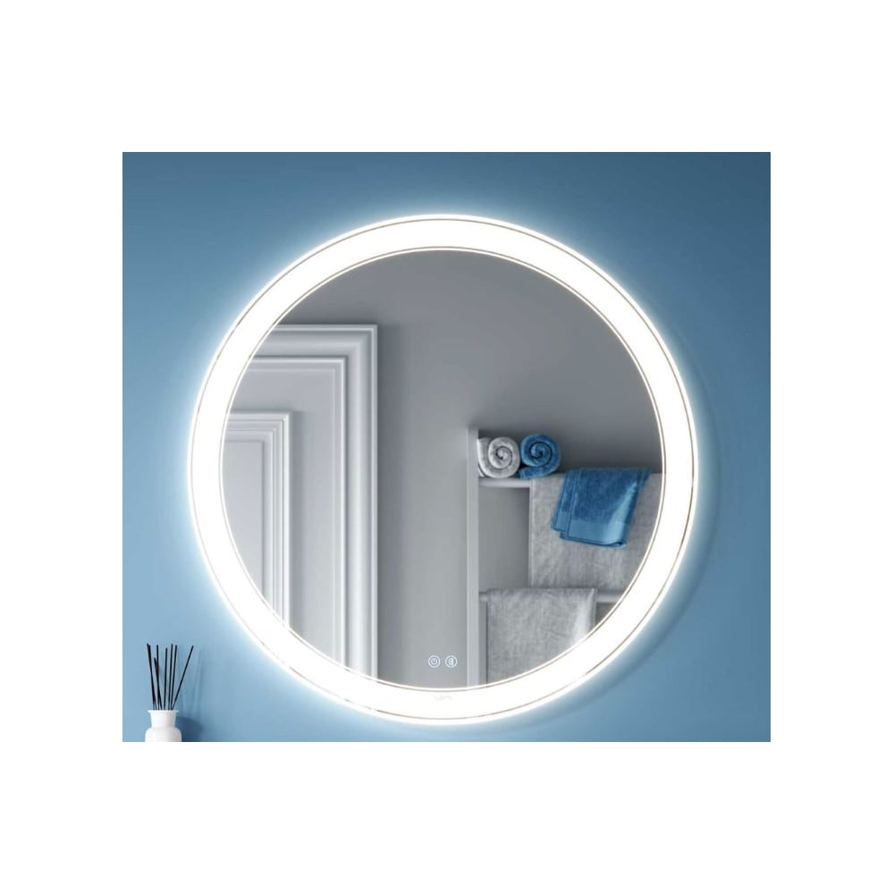 Изображение товара Зеркало ALAVANN Solis 80 с подсветкой и сенсорным управлением