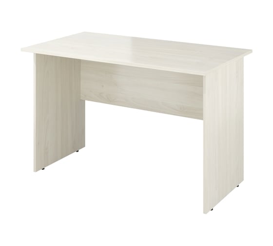 Изображение товара Стол Монолит Канцлер рабочий (1180x650x750) Скандинавское дерево белое38 КЦ01.38