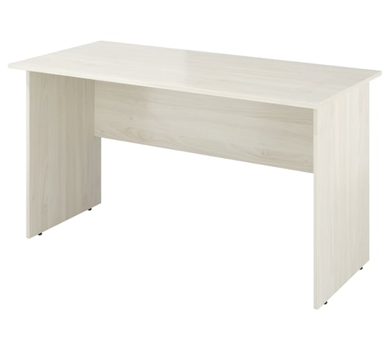 Изображение товара Стол Монолит Канцлер рабочий (1380x650x750) Скандинавское дерево белое38 КЦ02.38