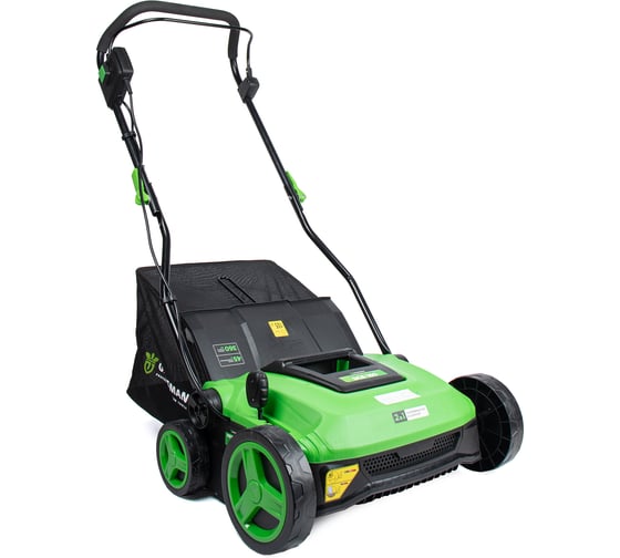 Изображение товара Скарификатор электрический GRASSMAN SCE 180 1800 Вт, ширина 360 мм, травосборник 45 л, колеса (1/1) 024644