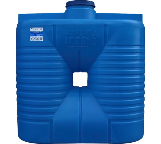 Изображение товара Прямоугольно-вертикальная емкость AQUAPLAST 1000 л, синяя 4630017951987
