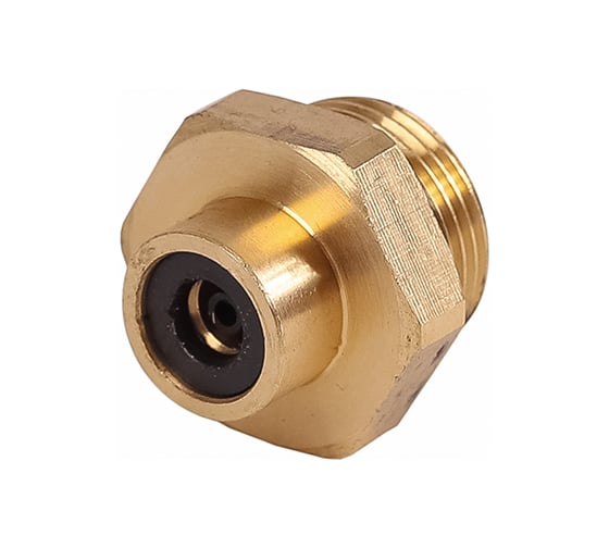 Изображение товара Соединитель трубки Крал ПВХ, полиамид d=6мм (наружная резьба) М22x1.5 прямой латунь (10 шт) 4166