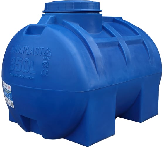 Изображение товара Овально-горизонтальная емкость AQUAPLAST 350 л, синяя 4630017951925