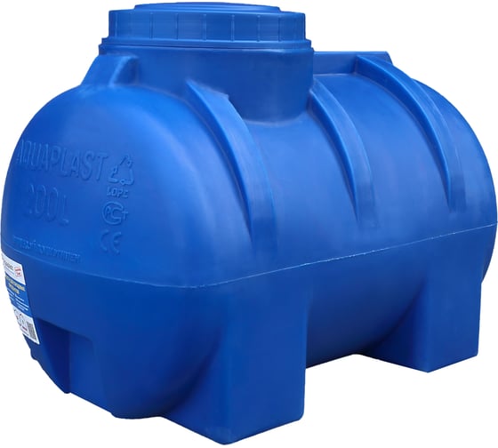 Изображение товара Овально-горизонтальная емкость AQUAPLAST 200 л, синяя 4630017951901