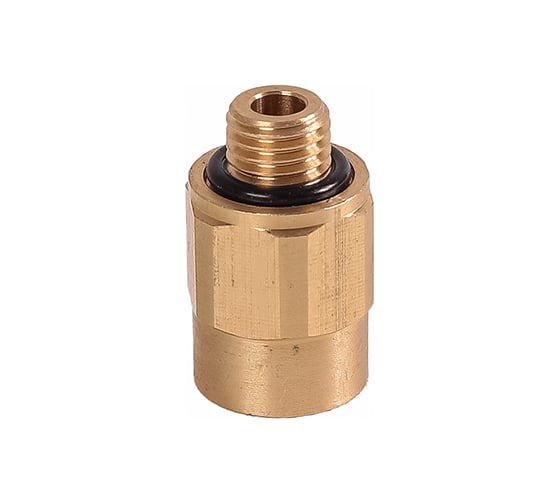 Изображение товара Соединитель трубки Крал ПВХ, полиамид d=8мм (наружная резьба) М12x1.5 прямой латунь (10 шт) 4133