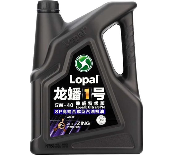 Изображение товара Моторное масло Lopal 1 Ultra SYN SP 5W-40 (4л) LPL35984