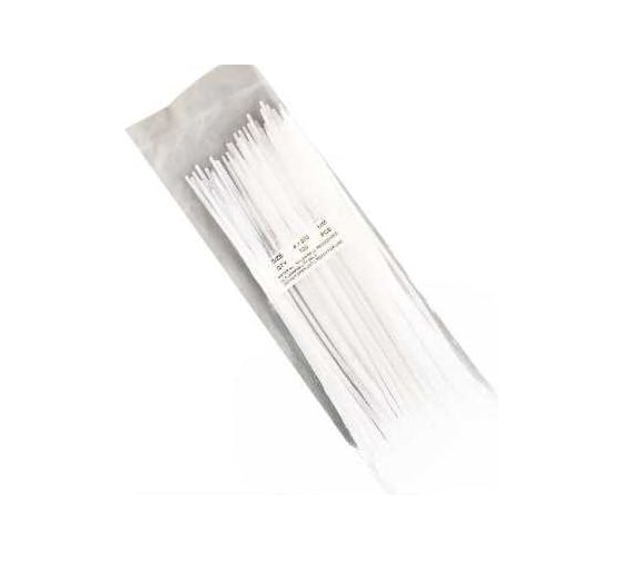 Изображение товара Хомуты Крал пластиковые 5x300 мм БЕЛЫЙ 100 шт. 5713