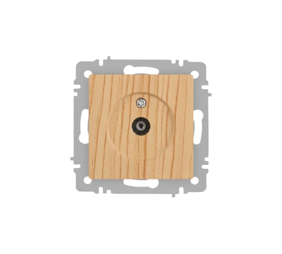 Изображение товара Розетка Intro Accent 630111 TV одиночная, IP20, СУ, сосна Б0063622