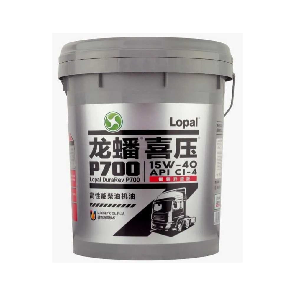 Изображение товара Моторное масло Lopal DuraRev P700 CI-4 15W-40 18 л для грузовых дизельных двигателей
