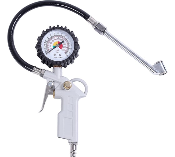 Изображение товара Манометр Крал 16 атм., на жестком наконечнике, автолонг 3185