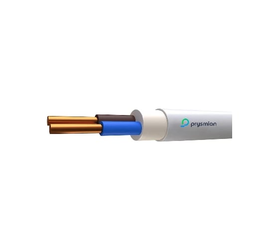 Изображение товара Провод PRYSMIAN ПВСнг(А)-LS 2x1,5 белый 4102040201
