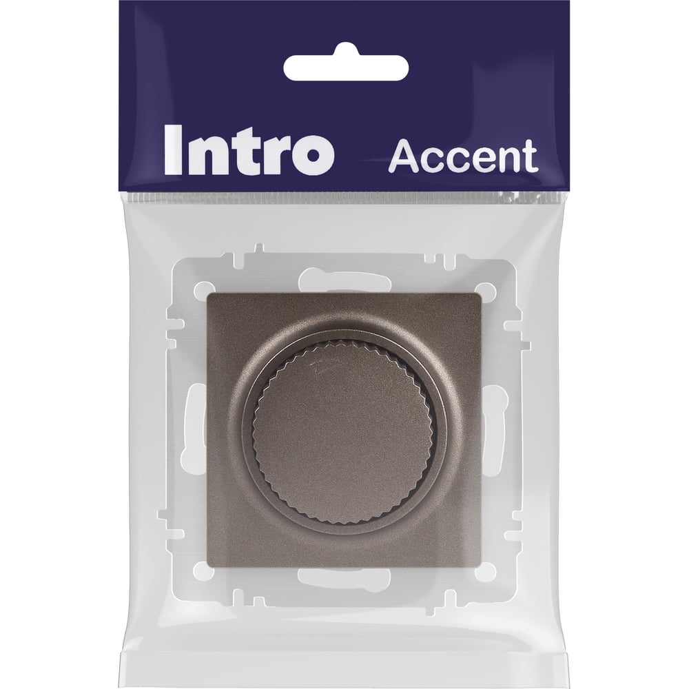 Изображение товара Светорегулятор Intro Accent 640108 поворотный, 600Вт, бронза