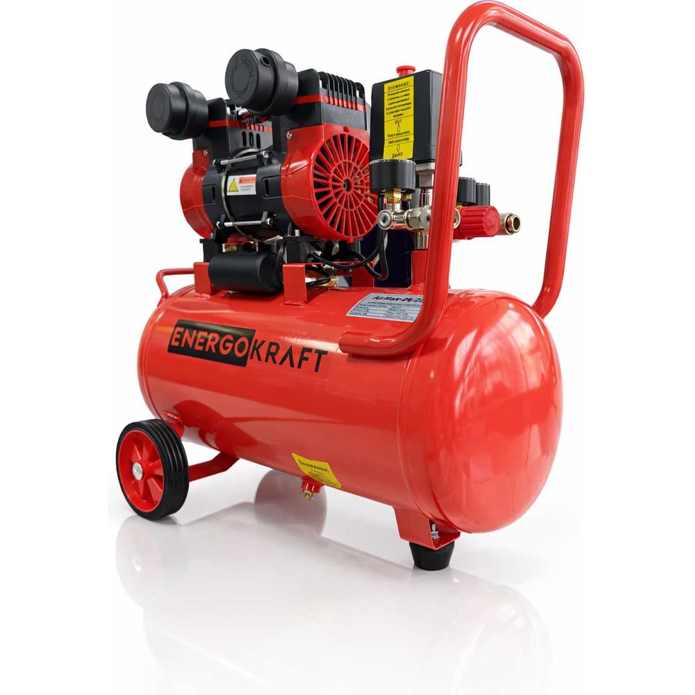 Изображение товара Компрессор ENERGOKRAFT AIRMAX безмасляный 24/280 1,5кВт, 280л/мин, 24л, 8 атм 00-00000050