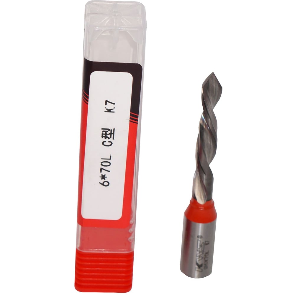 Изображение товара Сверло монолитное для сквозных отверстий KWS HWМ 6х70 длинное