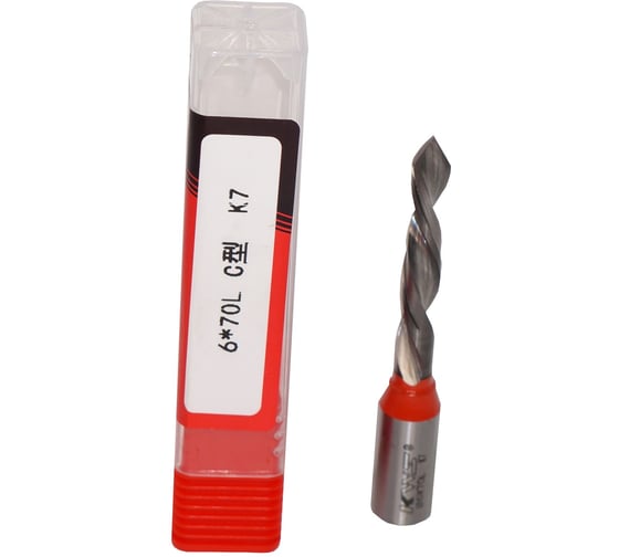 Изображение товара Сверло монолитное для сквозных отверстий KWS HWМ 6х70 L K7 ZFG0D3355