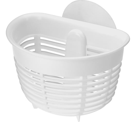 Изображение товара Держатель подвесной на присосе Econova HELPER, 103х84х71 мм Белый 433227116