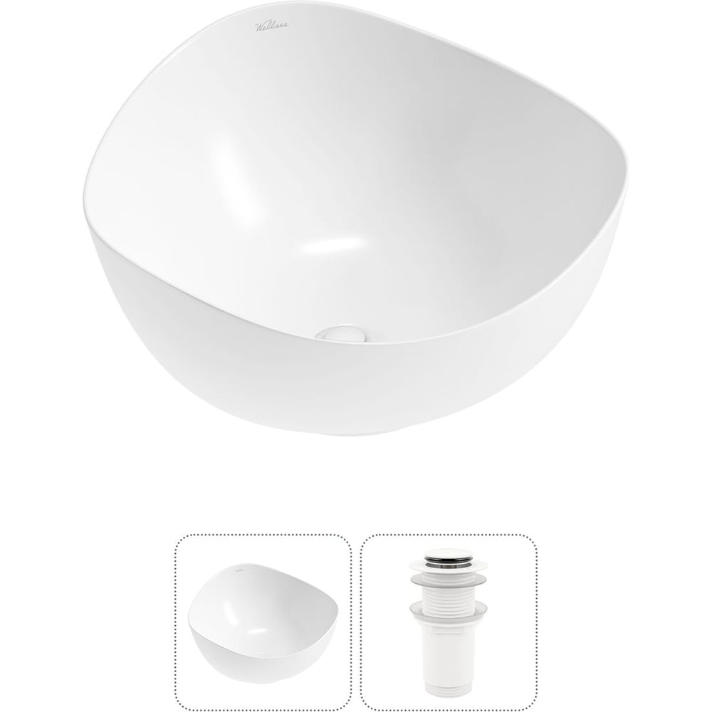 Изображение товара Набор Wellsee 2 в 1 Nexus Flex накладная раковина 38x36 см 20214010R