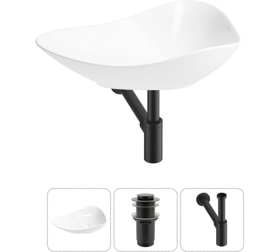 Изображение товара Набор Wellsee 3 в 1 Nexus Flex накладная раковина 60x42 см 20214036R